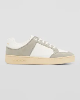 Men's leather low top sneakers SL61 Saint Laurent